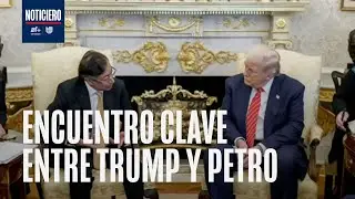 Trump y Gustavo Petro se re&uacute;nen en la Casa Blanca y muestran tono optimista