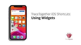 Quicker check in with widgets on the TraceTogether iOS App