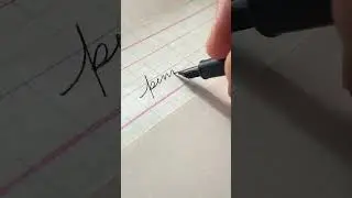 Palmer Method + Fountain pen on vintage paper 👌🏻 #handwriting #fountainpen