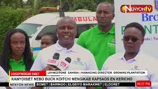 RESIDENTS OF KAPSAOS BENEFITS FROM FREE MEDICAL CAMP FROM BROWNS PLANTATION LIMITED