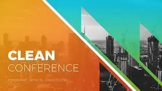 Clean Conference Animated Powerpoint Template