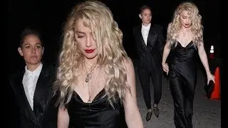 Amber Heard steps out with new girlfriend Bianca Butti at WME pre-Oscar event... following the relea
