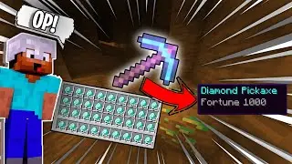 How to Get FORTUNE 1000 Pickaxe In Minecraft |Fortune 1000 VS Fortune 3 In Minecraft |Ali Has Gaming
