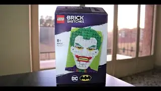 LEGO&reg; Brick Sketches&trade; The Joker (40428) | UNBOXING AMSR
