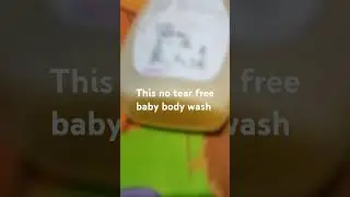 Yellow hippo baby body wash review from Vishal mega Mart #yellowhippo #vishalmega #bodywashes #baby