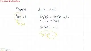 Differenti&euml;ren - De e macht en natuurlijke logaritme