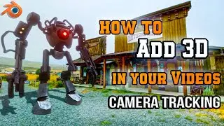How to Add 3D CGI to Your Videos || blender tutorial beginners ||Free Project File#blendertutorial