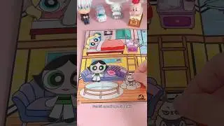 PAPER BOOK POWERPUFF GIRL #shorts