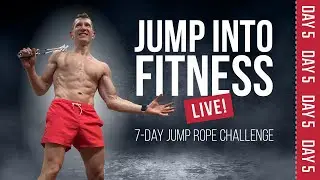 Jump Into Fitness LIVE: 💪 7-Day Jump Rope Challenge! 🔥 | Day 5