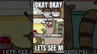 Sneak Peak of my next Regular Show parody #shorts #regularshow #parody #funny