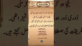 Golden Words of Mera Sohna Peer o Murshid