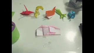 Origami Dinosaurs compilation |Crane, Brachiosaurus, T - rex, Phoenix, Fat sparrow, House