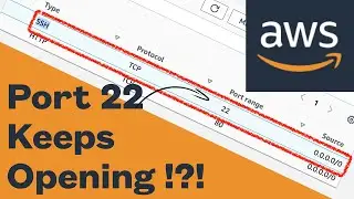 Why does AWS ElasticBeanstalk keep allowing SSH port 22 to my environment