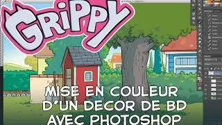Mise en couleur BD : Grippy, le chat des P'tits Diables