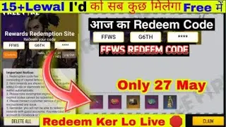 FREEFIRE NEW REDEEM CODE || FFWS 28 MAY REDEEM CODE || GLOO WALL REDEEM CODE ||