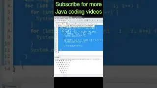 Java Program to Print Reverse Pyramid Star Pattern 