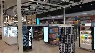 Thessaloniki Airport new Terminal.June 2020 Update. After security area construction works.Duty-Free
