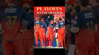 Rcb enter by playoffs #shorts #ipl