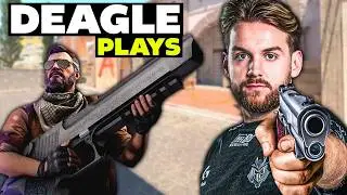 CS2 &mdash; 20 МИНУТ БЕЗУМНОЙ ПРОФЕССИОНАЛЬНОЙ ИГРЫ НА DEAGLE! (1 НАЖАТИЕ И ОДИН DEAG)