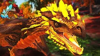 [1] CRYSTAL WYVERNS in the EMBERFALL!!! (ARK Crystal Isles Gameplay)
