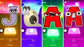 Alphabet Lore - J 🆚 Q 🆚 Red Alphabet Lore Designs - A. 🎶 Who Is Best?🎵 Tell We? 😍