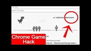 How to hack chrome dinosaur game || Dinosaur game || Chrome game || #codewithharry #Himanshu #chrome