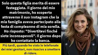 Solo questa figlia merita di essere festeggiata  Il giorno del mio matrimonio,