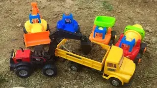 Excavator for kids, Trucks for children, kids videos, car toys and Songs for kids Johny Johny