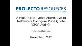 A High Performance Alternative to NetSuite's Configure Price Quote (CPQ) Add-On