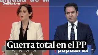 Guerra total en el PP: los dardos entre Ayuso y García Egea en sus comparecencias
