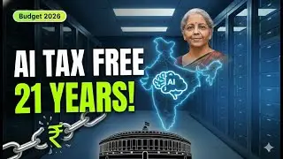 India Announces 21-Year Tax Holiday for AI & Data Centres #budget2026