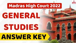 Madras High Court 2022 General Studies Answer Key Discussion✌