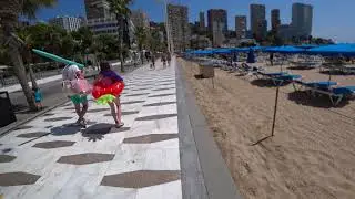 4K Benidorm 2021 Levante Beach PLAYA de LEVANTE
