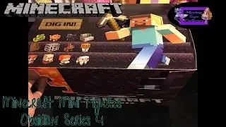 Minecraft Mini Figures Obsidian Series 4 *FULL CASE*