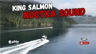 NOOTKA SOUND by Drone - Catching a King - SPECTACULAR 🎣