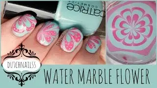 #40 ~Water Marble Flower ~ Two colours~