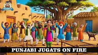 Cartoon Chowk 😂  Punjabi Stage Drama Jugats  Full Hilarious Cartoon Conversation