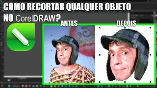 COMO RECORTAR QUALQUER OBJETO NO COREL - INTERSE&Ccedil;&Atilde;O