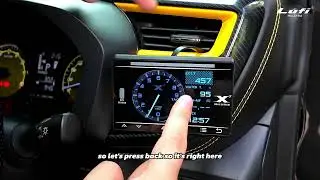 Display Setup setting on Lufi OBD Meter