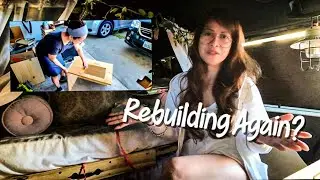 Building the Perfect Van Layout | WALMART Parking Lot Stealth Camping