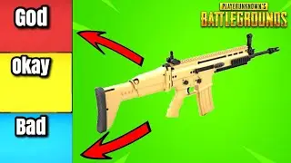 RANKING EVERY PUBG WEAPON TIER LIST EDITION!