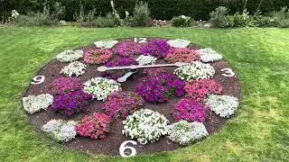 Flowers clock at the Taronga zoo Sydney Australia/adventure2025