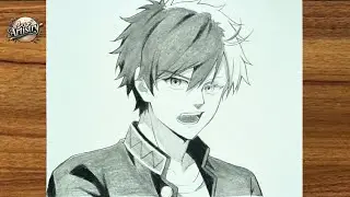 How to Draw Haruka Sakura from WIND BREAKER | step by step | draw anime