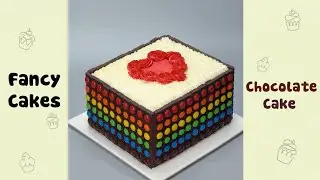 Pop It Fidget Makes Chocolate Heart Cake