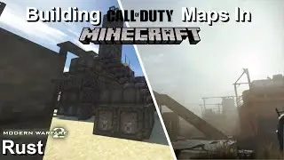 Building Rust From Call of Duty Modern Warfare 2/Modern Warefare 2019 in Minecraft 1.16 | Timelapse