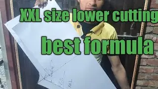 44 size lower Kaise katen/#Tu XL lower kaise karte hain//#XL lower cutting#NS lycra lower cutting//