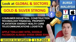 Weekly KLSE BURSA Update - 13-6-2024 💥GOLD & SILVER STRONG💥 APPLE TESLA NVIDIA BITCOIN ETHEREUM