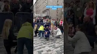 The Bucket Boy at Edinburgh Fringe Festival 2024. #festival #streetperformers #edinburgh