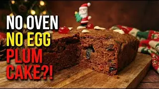 No Oven, No Egg Plum Cake 🎄 | Soft & Rich Christmas Cake (Stovetop)