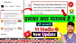 Protect your YouTube channel: Use two-step verification or passkeys to secure your Google Account